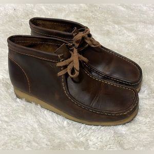 Clarks Originals Wallabee Leather Means Boots Size 9